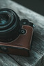 VUEFOTO适用于Nikon ZF真皮保护套尼康ZF手柄保护套相机包皮套底座壳纯手工缝制头层牛皮背带斜挎肩带配件 ZF咖啡色手柄真皮保护套+真皮肩带 实拍图