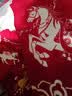 本宫好物故宫马年红色围巾桑蚕丝双面披肩本命年新婚结婚女生日礼物 【瑞马迎春】涤纶款 实拍图