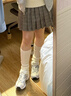 莫代尔2双JK袜套针织腿套y2k套脚袜子女堆堆秋冬季修饰腿型辣妹日系 实拍图