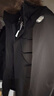 京东京造【进口极寒95鹅绒服】羽绒服男外套女冬季新款中长款 曜石黑 3XL 实拍图
