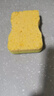 洁丽雅剑麻木浆棉海绵擦11*7*3cm 5片装百洁布厨房抹布去油污 实拍图