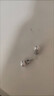 DAISY DREAM925银法式扁圆馒头施家大珍珠耳钉女轻奢气质高级耳环时尚耳饰 12mm扁圆馒头珍珠耳环【925银】 直针样式 实拍图