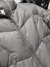 太平鸟女装羽绒服泡芙短款立领冬小个子保暖面包服外套 灰色 XS 实拍图