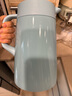 虎牌（TIGER）保温壶 304不锈钢时尚简约保温壶PWO-A12C-AC 水蓝色 1.2L 实拍图
