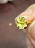 周六福足金999朱槿花黄金耳钉耳饰女生日礼物计价A0910969 约0.85g 一对 实拍图