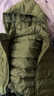 优衣库婴幼儿宝宝PUFFTECH空气棉服可机洗拉链连帽外套478427 56 橄榄色 90 实拍图