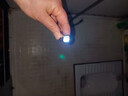 【二合一】LED手电筒+验钞灯紫外线双键钥匙挂件小电筒验钞紫光灯 双用:小电筒/验钞紫光灯(银色1个) 实拍图