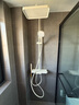 九牧（JOMOO） 花洒淋浴套装钢琴键大置物喷枪自动除垢顶喷淋浴器琴雨系列 自洁大置物36651【奶白】 实拍图