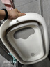 iuu婴儿洗澡盆 可折叠宝宝浴盆大号 洗澡神器躺托浴架新生儿童用品 【北欧灰】单盆 材质：FAD食品级材质检测认证 实拍图