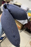 MUJI【自营限定】舒适颈部靠枕-蓝灰条纹 u型枕颈枕飞机旅行枕脖枕 实拍图