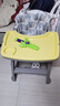 爱婴树婴儿宝宝餐椅肯德基同款儿童多功能座椅高度可调成长吃饭餐桌椅厚 黄色+双餐盘+置物兜+坐垫 【加厚款】新一代多功能儿童餐椅 实拍图