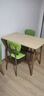 莱美汇餐桌小户型家用现代简约餐桌椅休闲快餐厅桌椅组合饭桌长方形桌子 原木色120*60 一桌四椅 实拍图