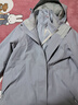 骆驼（CAMEL）三防冲锋衣户外登山服防风防水防污三合一运动外套 AD22263513X，抓绒内胆月光蓝女 L 实拍图