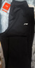 李宁加绒运动裤男秋冬季加厚保暖裤子男款直筒宽松卫裤棉裤男士休闲裤 【加绒】黑色-直筒拉链口袋 L /175（130-139斤） 实拍图