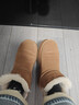 百丽慵懒百搭厚底雪地靴女靴子25冬新增高加绒短靴JD016DD5 可可栗 39 实拍图