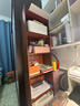 蔓斯菲尔（MSFE）简易书架置物架小书架落地一体靠墙窄缝收纳置物架夹缝书架 40X24X179CM+六层古檀木色 实拍图