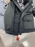 京东京造【进口极寒95鹅绒服】羽绒服男外套女冬季新款中长款 曜石黑 M 实拍图