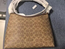 蔻驰（COACH）【品牌直供】奢侈品女包LAUREL HOBO流浪包棕色CV975情人节礼物 实拍图