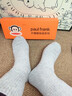 大嘴猴100%纯棉袜子男士中筒秋冬运动纯棉袜防臭10A抗菌吸汗透气6双礼盒 实拍图
