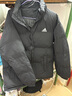 2025新款秋冬季羽绒服男士休闲立领宽松情侣上衣加厚保暖外套女潮 AD9009黑色 L （建议125-140斤） 实拍图