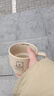 马克杯ins风萨摩叠叠学生牛奶杯可爱大容量喝水杯家用陶瓷杯 咖色小狗摩叠叠杯 实拍图