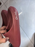 朴西新款EVA踩屎感厚底拖鞋女士居家室内情侣拖鞋男 安哥拉红 39-40 实拍图