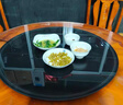 美的（Midea）小欢聚暖菜板 热菜板保温板饭菜加热板加热垫 家用多功能餐桌转盘旋转热菜神器MC-BW08Y01 实拍图