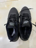 安踏男鞋秋冬新款运动鞋黑色跑步鞋轻便百搭休闲鞋软底减震防滑防水鞋 【同款内里加绒版】黑 42 (260mm) 8.5 实拍图
