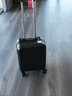 贝初众行李箱小型女可登机箱18英寸拉杆箱儿童旅行箱免托运可上飞机 高光黑【3档调节/丝滑轻音轮】 18英寸 标准登机尺寸 实拍图