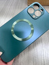 奶小鸭 【AG磨砂】适用苹果13promax手机壳 iphone13promax保护套magsafe磁吸充电全包防摔男女款 暗夜绿 实拍图
