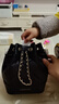 CHARLES&KEITH绗缝菱格链条水桶包双肩包包女包女友生日新年礼物CK2-10701506 Black黑色 M 实拍图