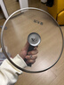 炊大皇 可立可视玻璃盖把手炒锅盖26cm304不锈钢包边锅盖煎火锅蒸锅通用 实拍图