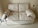 芝华仕（CHEERS）可拆洗沙发床折叠一体两用小户型客厅书房沙发白月光6325白1.61m 实拍图