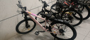 凤凰（Phoenix） 上海凤凰山地自行车成人男士女式学生变速宽胎越野赛车公路单车 钢架辐条轮粉【95%免安装】 24寸24速【全轴承+礼包】 实拍图