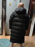 卡尔美（KELME）运动棉服男冬季长款大衣加厚连帽保暖棉衣冬训外套 黑色 M 实拍图