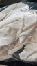 优衣库男装柔滑弹力摇粒绒半拉链套头衫/长袖25秋冬新款481184 01 乳白色 XL 实拍图