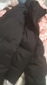 优衣库童装男童女童蓬松羽绒茄克外套夹克羽绒服478148 09 黑色 150 实拍图