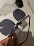 派丽蒙近视墨镜夹片女款眼镜框开车偏光太阳镜夹片超轻夏天防晒防紫外线 实拍图
