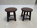 华音轩实木小凳子家用矮凳原木板凳卫生间小凳子简约小圆凳客厅木头凳子 实拍图