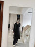 优衣库合作款/女装长大衣479666 09 黑色 2XL 实拍图