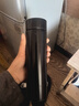 索赫304不锈钢智能保温杯 男款女士大容量水杯 车载茶水分离杯子礼物 【长茶隔】黑色500ml 实拍图