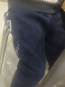 罗蒙儿童裤子男童冬款儿童运动裤束脚卫裤校裤女童校园裤藏青薄绒140 实拍图