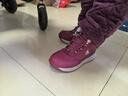 足力健老人鞋雪地靴高帮加厚棉鞋羊毛鞋2296303D 女/雅致红 39 实拍图