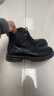 马克华菲马丁靴男士2025秋冬季棉鞋加绒雪地靴高帮男鞋靴子皮靴 纯黑 44 实拍图