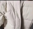 鸭鸭（YAYA）蓄热短款羽绒服女2025年冬季新款时尚休闲宽松加厚保暖小个子外套 浅灰色 L (建议125-140斤) 实拍图