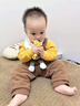 贝因美（Beingmate）2026婴儿摇铃玩具硅胶毛毛虫牙胶咬宝宝安抚可入口啃咬0到1岁早教 橙色毛毛虫牙胶 实拍图