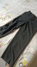 每时女装人字纹羊毛呢休闲裤女春秋新款直筒裤女糯米裤子女2879黑L 实拍图