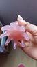 八爪鱼头部经络按摩梳树脂小章鱼梳头皮穴位按摩器肩颈刮痧护理梳 大号章鱼按摩梳【1个】粉色 实拍图