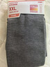 优衣库女装HEATTECH针织连裤袜/打底裤479219 04 烟灰色 2XL 实拍图