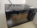 格兰仕家用微波炉20升机械大平板式易清洁均匀加热智能小型迷你速热杀菌旋钮操作简单便捷B1 升级大平板 黑色 实拍图